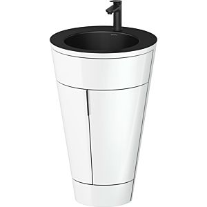Duravit Starck 1,c-bonded Set S19514OBD850010 Handle Diamond Black, Ceramic Black Matt, Interior Lighting, Floor-standing, White High Gloss, 864 x 560 x 605 mm