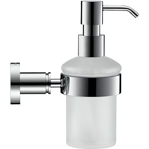 Duravit D-Code Seifenspender 0099161000 chrom, 6,9x14,5cm, Glas weiß matt