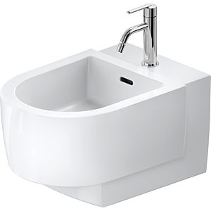 Duravit Balcoon wall-mounted bidet 272615AA00 37x54cm, with tap hole, overflow, white high gloss