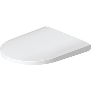 Abattant de toilette Duravit D-Neo 0021693200, finition satinée blanche, avec mécanisme de fermeture amortie