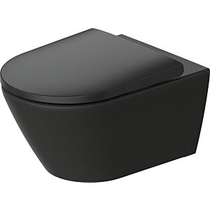 WC suspendu Duravit D-Neo 257709AD00 37 x 54 cm, 4,5 l, sans bride, anthracite mat