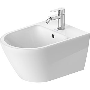 Duravit D-Code wall-mounted bidet 27271500002 36x54cm, with tap hole, overflow, white