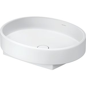 Duravit Balcoon countertop washbasin 241055AC79 55x45cm, without tap hole, overflow, white satin finish