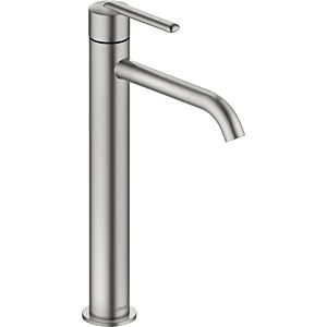 Duravit Balcoon basin mixer XL BA1043002070 FreshStart and MinusFlow, projection 153mm, without pop-up waste, brushed stainless steel