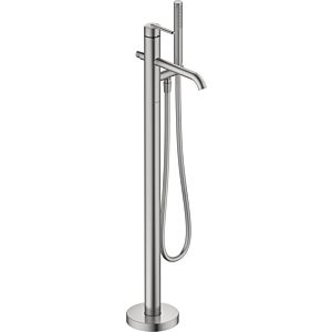 Duravit Balcoon trim kit BA5250000070 concealed bath mixer, projection 201mm, floor-standing, brushed stainless steel