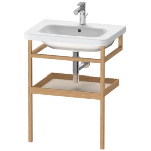 Duravit DuraStyle towel rail DS988109176 59 x 44 cm, taupe / European oak solid, with shelf