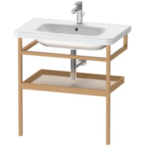 Duravit DuraStyle porte-serviettes DS988209176 74 x 44 cm, taupe / chêne européen massif, avec étagère