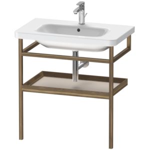 Duravit DuraStyle porte-serviettes DS988209177 74 x 44 cm, taupe / noyer américain, avec étagère