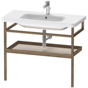Duravit DuraStyle porte-serviettes DS988309177 94 x 44 cm, taupe / noyer américain, avec étagère