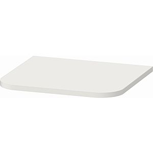 Duravit Happy D.2 Abdeckplatte HP030003939 40,3 x 36,4 cm, für Halbhochschränke, nordic weiß seidenmatt