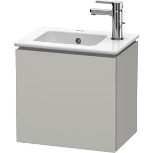 Duravit L-Cube vanity unit LC6272R0707 42x29.4x40cm, wall-hung, door on the right, concrete gray matt