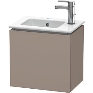 L-Cube Duravit vasque LC6272R4343 42x29,4x40cm, suspendu, porte à droite, basalte mat