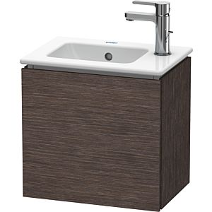 L-Cube Duravit vasque LC6272R7272 42x29,4x40cm, suspendu, porte à droite, chêne foncé brossé