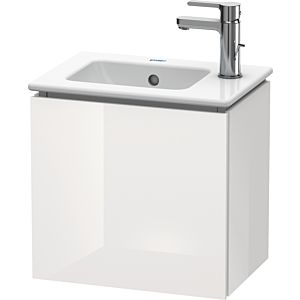 L-Cube Duravit vasque LC6272R8585 42x29,4x40cm, suspendu, porte à droite, blanc brillant
