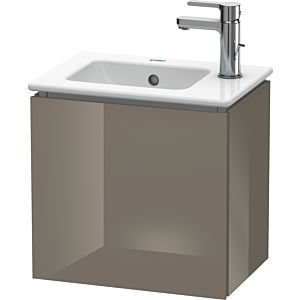 L-Cube Duravit vasque LC6272R8989 42x29,4x40cm, suspendu, porte à droite, gris flanelle brillant