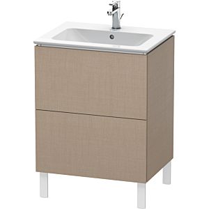 Duravit L-Cube vanity unit LC662507575 62 x 48, 2000 cm, linen, 2 pull-outs, standing