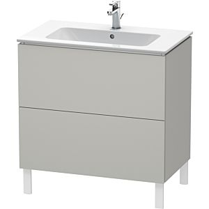 Duravit L-Cube vanity unit LC662600707 82 x 48, 2000 cm, concrete gray matt, 2 pull-outs, standing