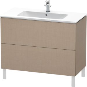 Duravit L-Cube vanity unit LC662707575 102 x 48, 2000 cm, linen, 2 pull-outs, standing