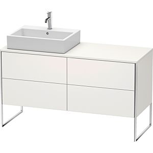 Duravit XSquare Waschtisch-Unterschrank XS4923L3939 1400x538x548mm, 4 Auszüge, links, Nordic weiß seidenmatt
