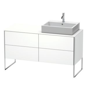 Duravit XSquare Duravit XS4923R1818 140x53.8x54.8cm, 4 tiroirs, droit, blanc mat