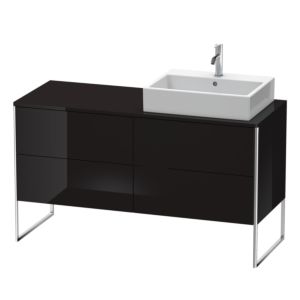 Duravit XSquare Duravit XSquare XS4923R4040 140x53.8x54.8cm, 4 pull-outs, right, black high gloss