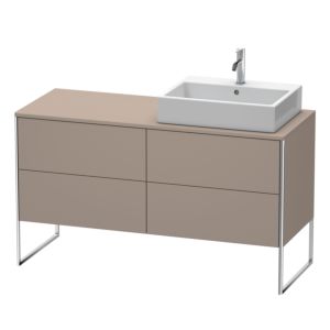 Duravit XSquare Duravit XSquare XS4923R4343 140x53.8x54.8cm, 4 pull-outs, right, basalt matt