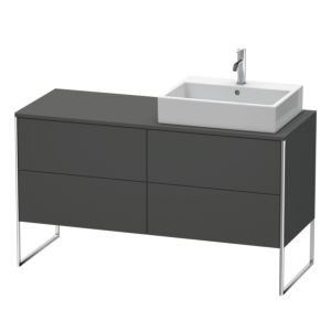 Duravit XSquare Duravit XSquare XS4923R4949 140x53.8x54.8cm, 4 pull-outs, right, Graphit matt