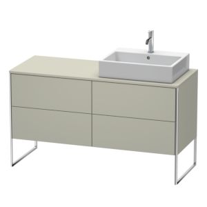 Duravit XSquare Duravit XSquare XS4923R6060 140x53.8x54.8cm, 4 pull-outs, right, Taupe silk matt