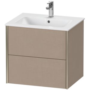 Duravit XViu vanity unit XV41250B175 61 x 56 x 48 cm, linen, 2 drawers, wall-hung, matt champagne