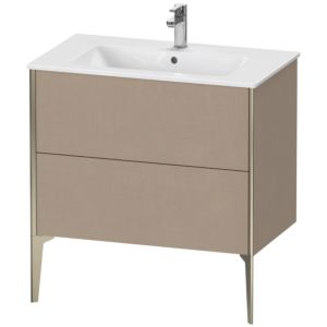 Duravit XViu vanity unit XV44820B175 81 x 59.4 x 48 cm, linen, 2 pull-outs, standing, matt champagne