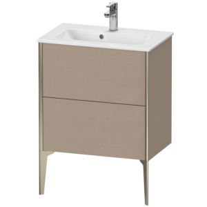 XViu Duravit vasque XV44880B175 61 x 59,4 x 39 cm, lin, 2 coulissants, debout, champagne mat