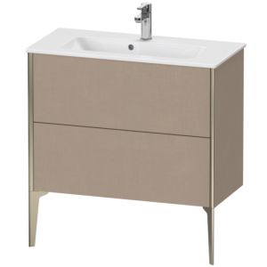 Duravit XViu vanity unit XV44890B175 81 x 59.4 x 39 cm, linen, 2 pull-outs, standing, matt champagne