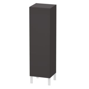 L-Cube Duravit tall cabinet LC1190R8080 individual, door on the right, graphite supermatt