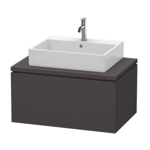 Duravit L-Cube Waschtisch-Unterschrank LC581208080 82 x 54,7 cm, graphit supermatt, für Konsole, 1Auszug