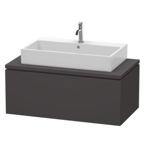 Duravit L-Cube Waschtisch-Unterschrank LC581408080 102 x 54,7 cm, graphit supermatt, für Konsole, 1Auszug