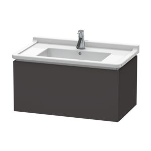 L-Cube Duravit vasque LC616508080 82 x 46,9 cm, graphite super mat, 2000 , suspendu