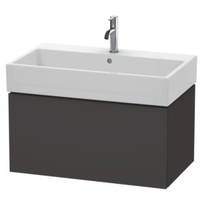 Duravit L-Cube Waschtisch-Unterschrank LC617708080 78,4x 45,9 cm, graphit supermatt, 1 Auszug, wandhängend