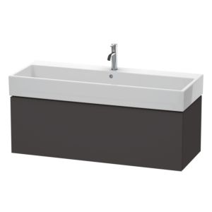Duravit L-Cube Waschtisch-Unterschrank LC617908080 118,4x 45,9 cm, graphit supermatt, 1 Auszug, wandhängend