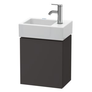 Duravit L-Cube Waschtisch-Unterschrank LC6293L8080 36,4x24,1x40cm, wandhängend, Tür links, graphit supermatt