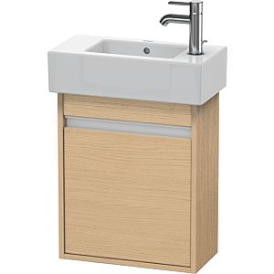 Duravit Ketho Waschtisch-Unterschrank KT6629R3030 45x22,5x55cm, wandhängend, Tür rechts, Eiche natur