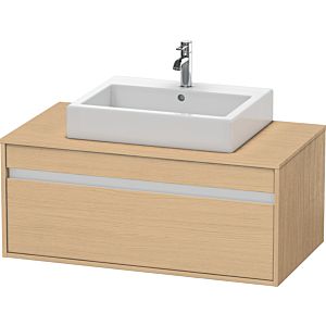 Duravit Ketho meuble sous-vasque KT669503030 100 x 55 cm, Eiche natur , pour Vasques  à poser milieu, 2000 coulissant, suspendu