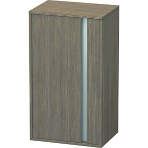 Duravit Ketho Halbhochschrank KT1266L3535 50x36x88cm, Tür links, Eiche terra