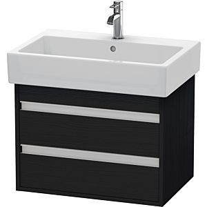 Duravit Ketho vanity unit KT662401616 65 x 44 cm, Eiche schwarz , 2 drawers, wall-hung