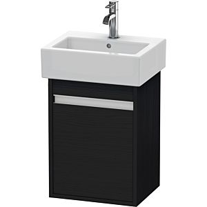 Duravit Ketho meuble sous-vasque KT6630L1616 40x32x55cm, suspendu, porte à gauche, Eiche schwarz