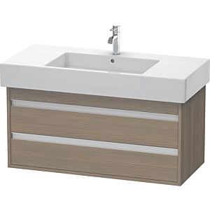 Ketho Duravit vasque KT664103535 100 x 45,5 cm, chêne terra, 2 tiroirs, suspendu