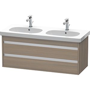 Duravit Ketho vanity unit KT664903535 115 x 45.5 cm, terra oak, 2 drawers, wall-hung