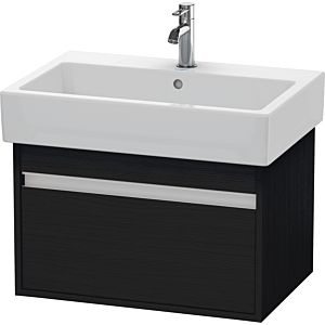 Duravit Ketho Waschtisch-Unterschrank KT668401616 65 x 44 cm, Eiche schwarz, 1 Auszug, wandhängend