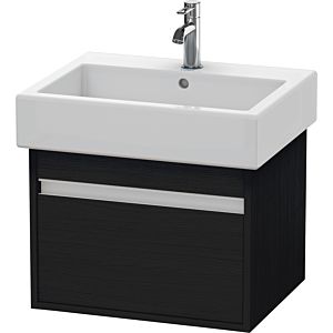 Duravit Ketho meuble sous-vasque KT668601616 55 x 44 cm, Eiche schwarz , 2000 coulissant, suspendu