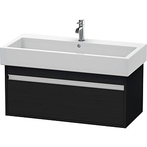 Duravit Ketho Waschtisch-Unterschrank KT668801616 95 x 44 cm, Eiche schwarz, 1 Auszug, wandhängend