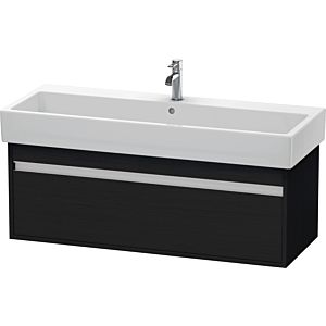 Duravit Ketho Waschtisch-Unterschrank KT668901616 115 x 44 cm, Eiche schwarz, 1 Auszug, wandhängend